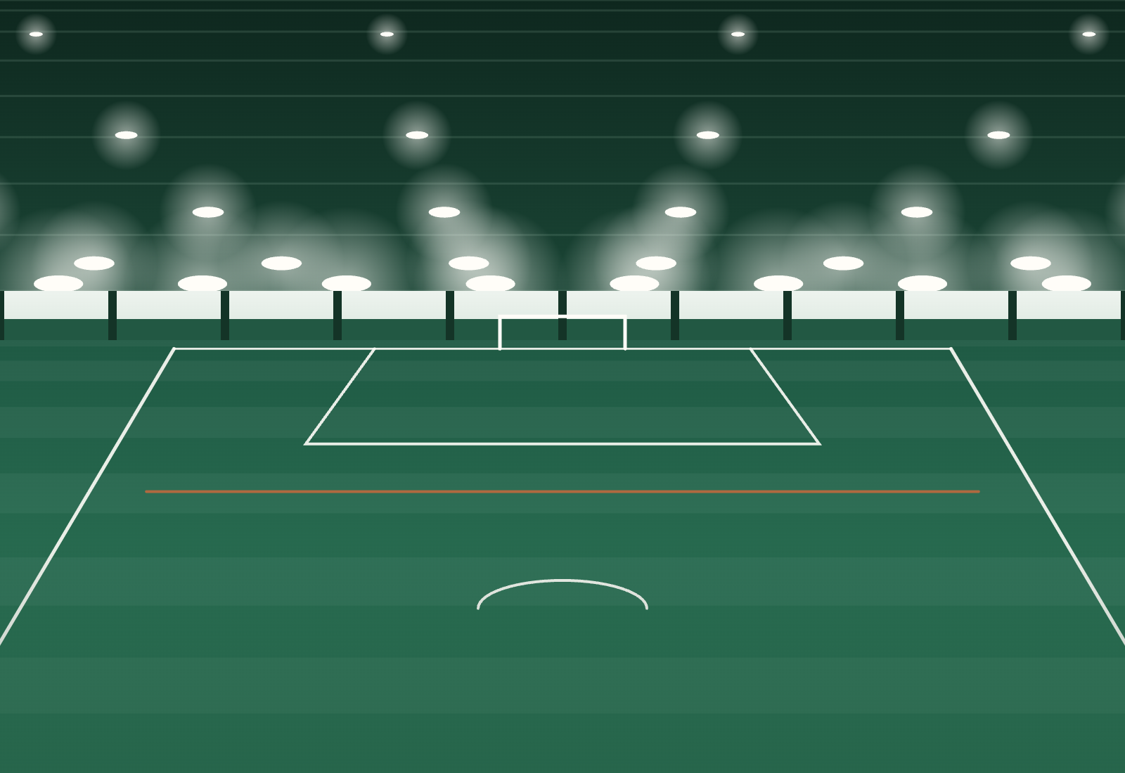 Indoor turf field